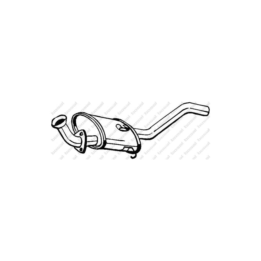 Bosal 210-745 Rear Silencer for Rover 2000-3500 Hatchback (Sd1)
