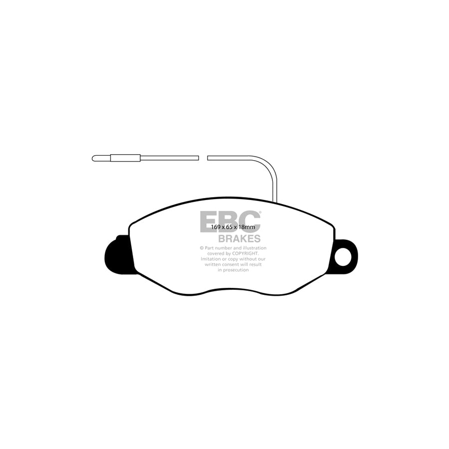 EBC DP1529 Nissan Cabstar E Ultimax Front Brake Pads 2 | ML Performance UK Car Parts