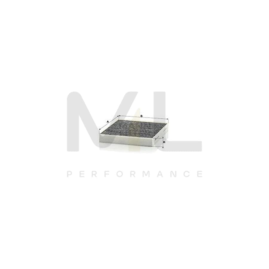 MANN-FILTER CUK 2252 Pollen filter Activated Carbon Filter