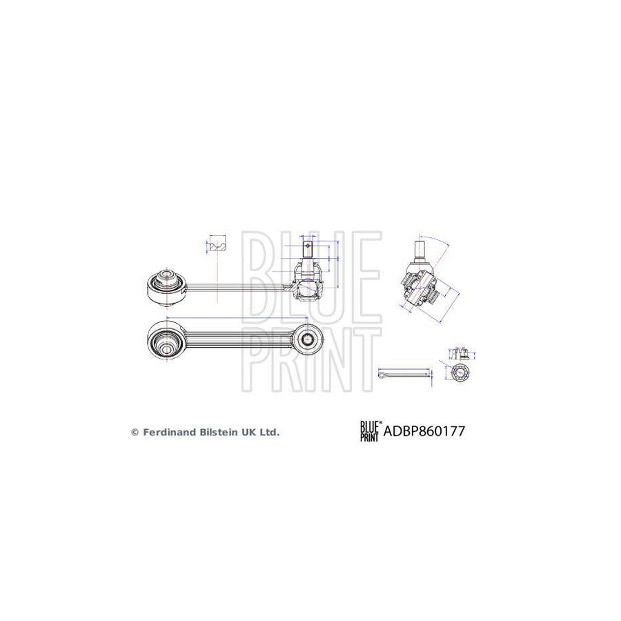 Blue Print Adbp860177 Suspension Arm for KIA Sedona II (Vq)
