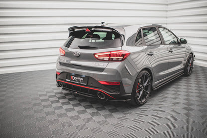 Maxton Design Hyundai I30N MK3 Facelift Hatchback Central Rear Splitter