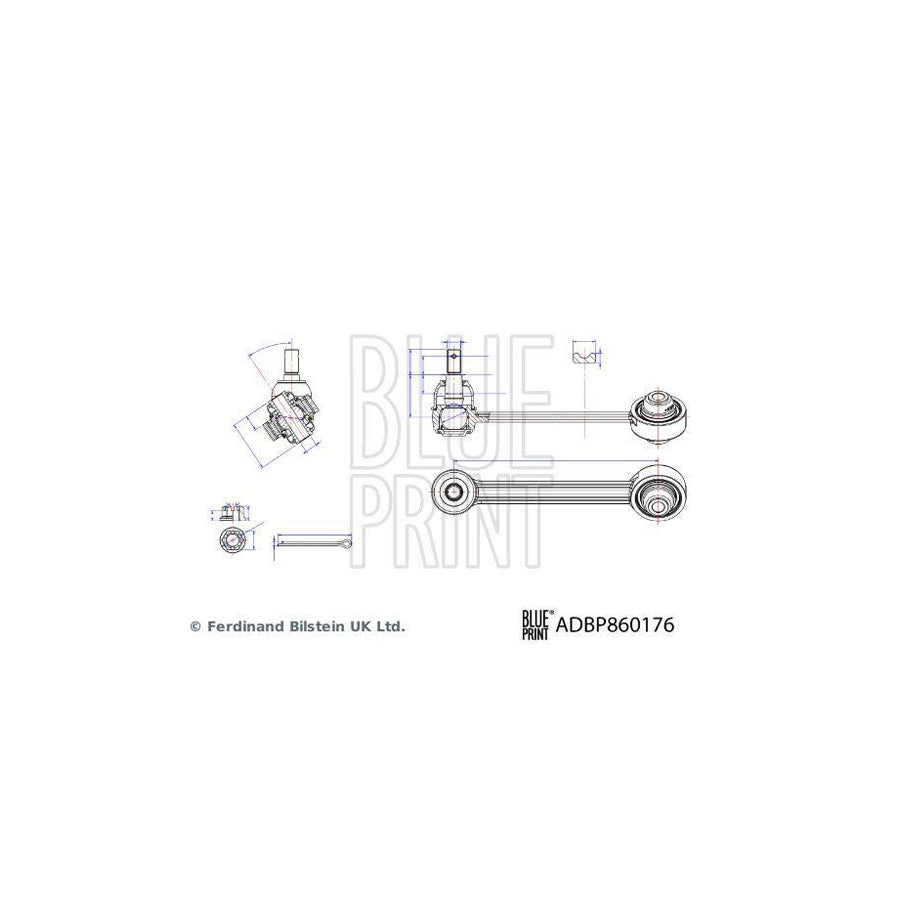 Blue Print Adbp860176 Suspension Arm for KIA Sedona II (Vq)