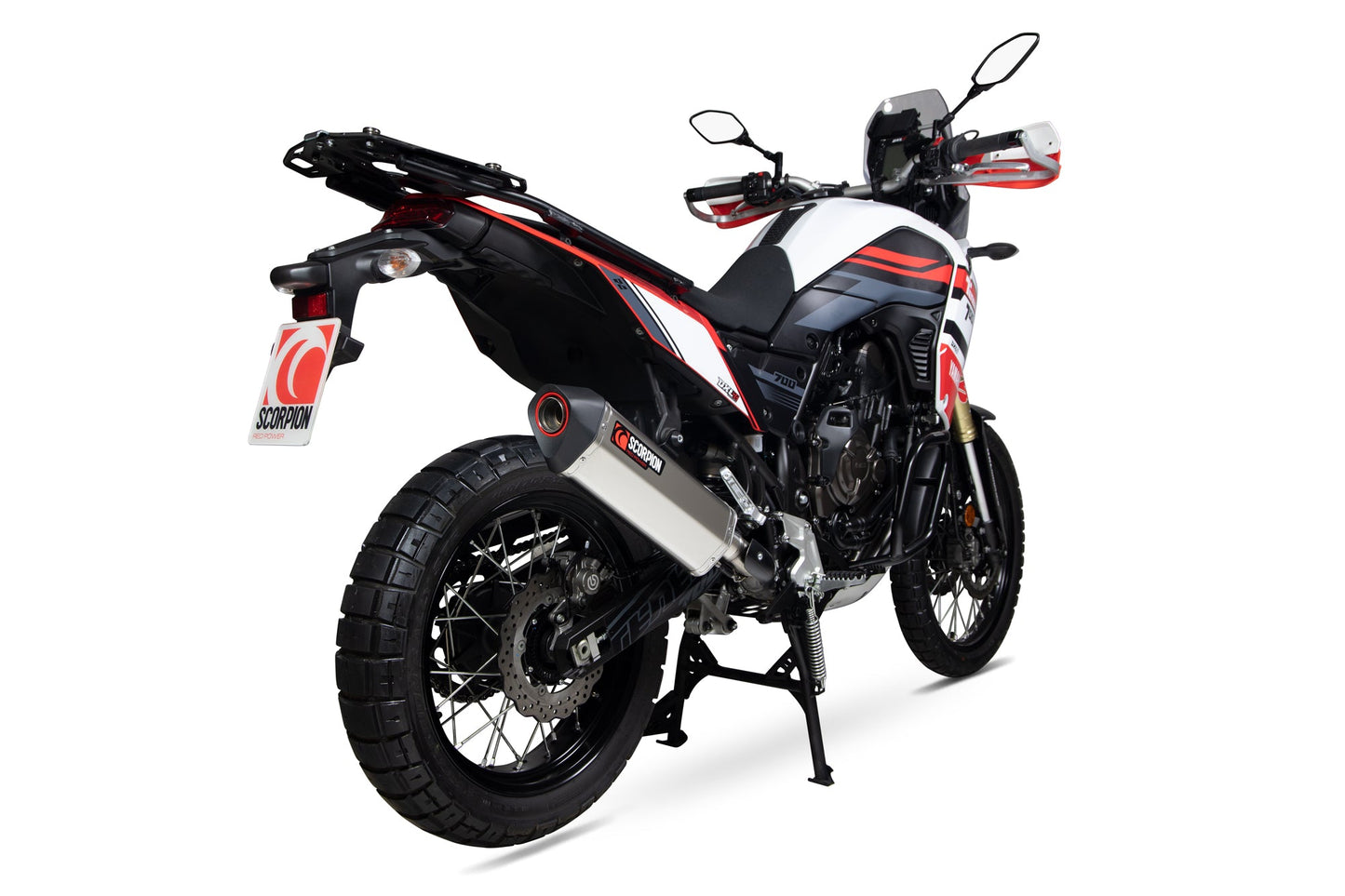 Scorpion RYA114TEO Yamaha Tenere 700 Serket Parallel Slip-On - Titanium Sleeve | ML Performance UK UK