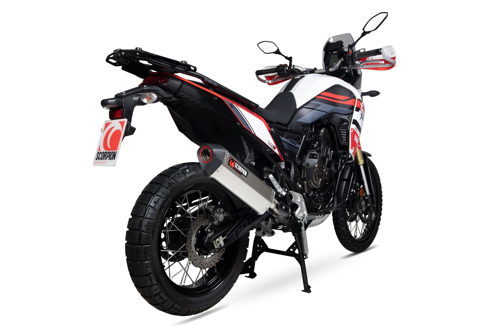 Scorpion RYA114TEO Yamaha Tenere 700 Serket Parallel Slip-On - Titanium Sleeve | ML Performance UK UK