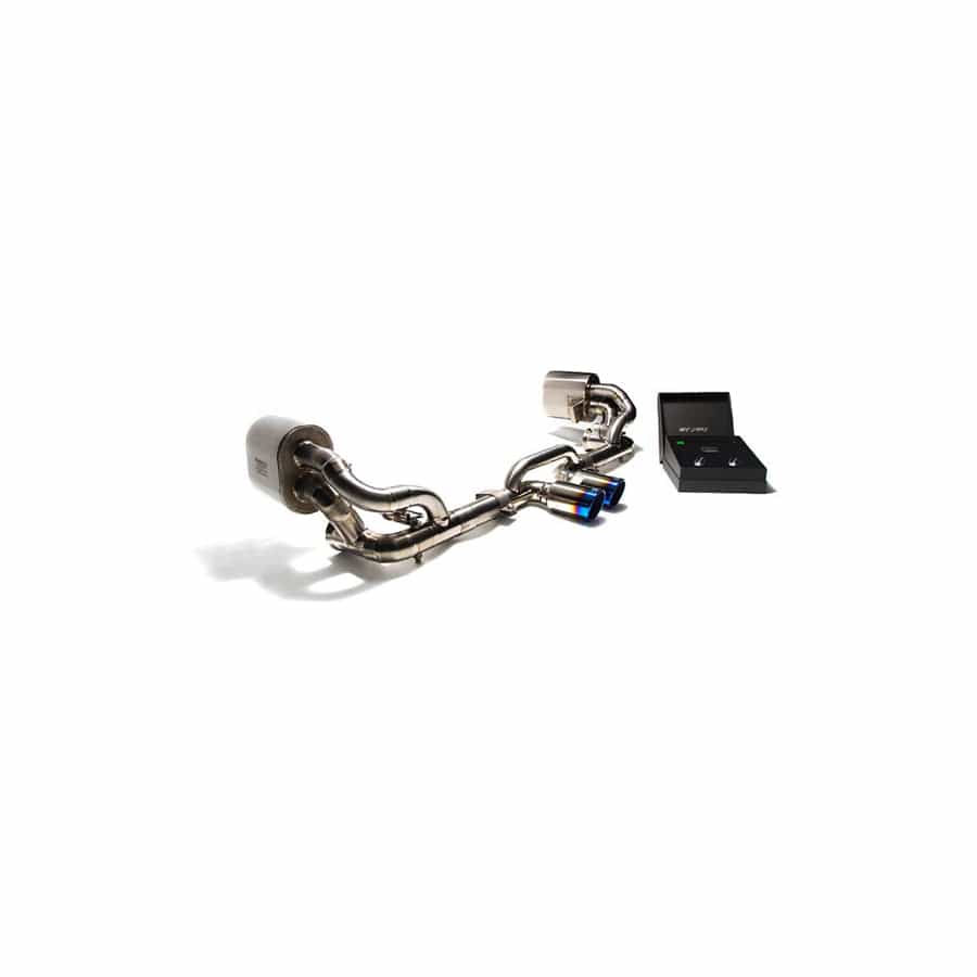 Armytrix P91G3-DT18M Titanium Valvetronic Exhaust System Porsche 991 GT3 | GT3 RS 2014-2019 with Dual Matte Black 4"