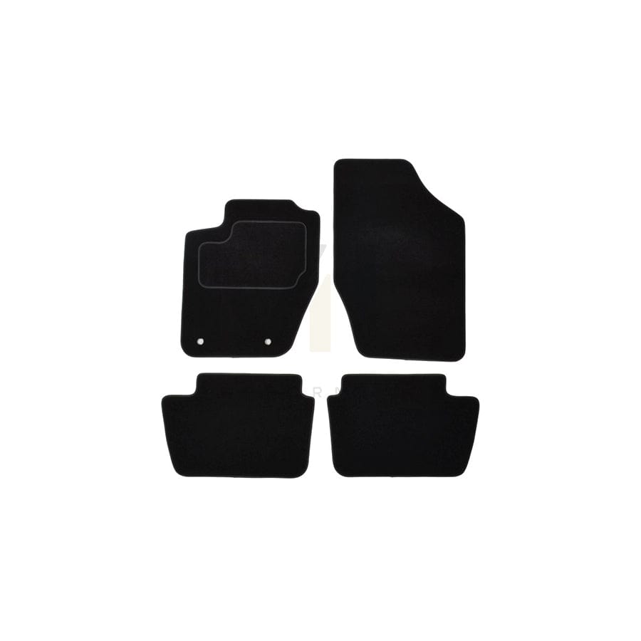 MAMMOOTH A041 PGT145 PRM 01 Floor mat set for PEUGEOT 307 SW (3H) Textile, Front and Rear, Quantity: 4, Black