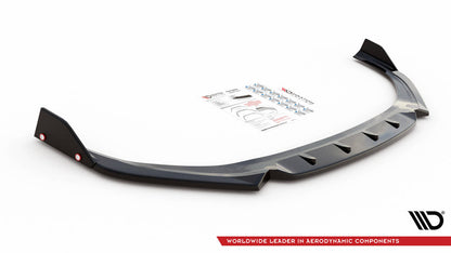 Maxton Design Hyundai I30N MK3 Facelift Hatchback / Fastback Front Splitter + Flaps V.1