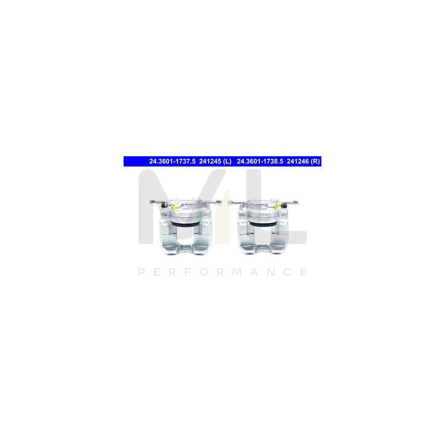 ATE 24.3601-1737.5 Brake Caliper without holder