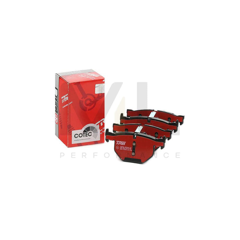 TRW Dtec Cotec Gdb1730Dte Brake Pad Set Prepared For Wear Indicator
