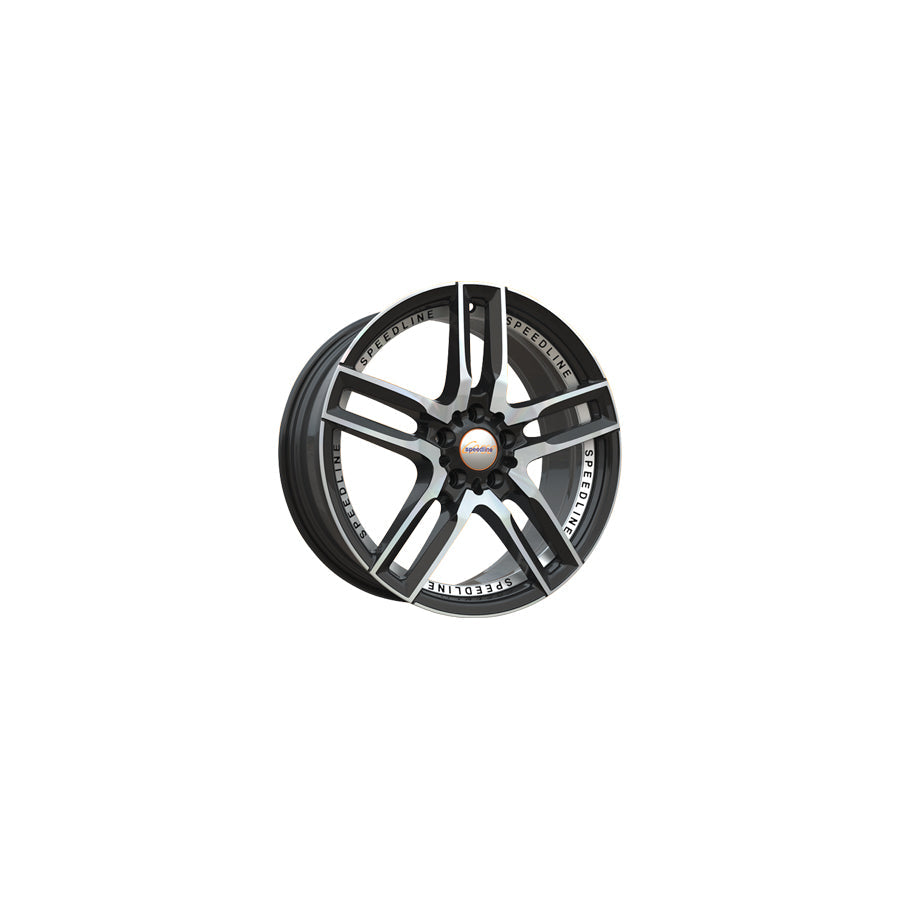 Speedline Corse SL1 Imperatore 8x18 ET45 SL1.8805.37X/022 Black Front Diamond Cut Wheel