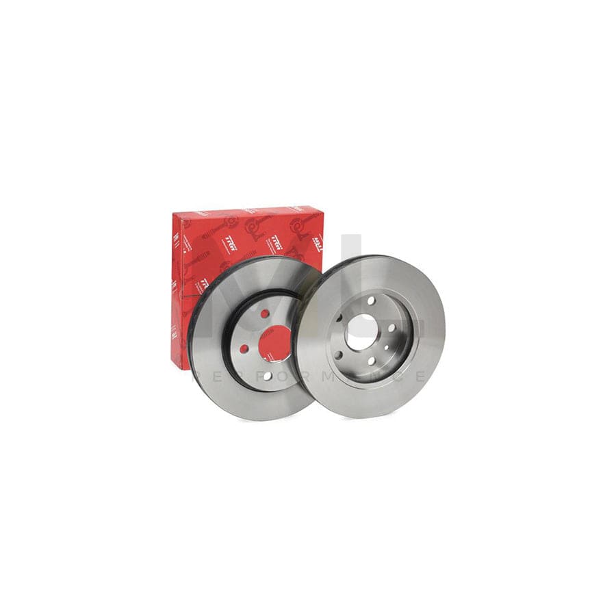TRW DF4995S Brake Disc Vented, Painted, High-carbon  - 1 piece
