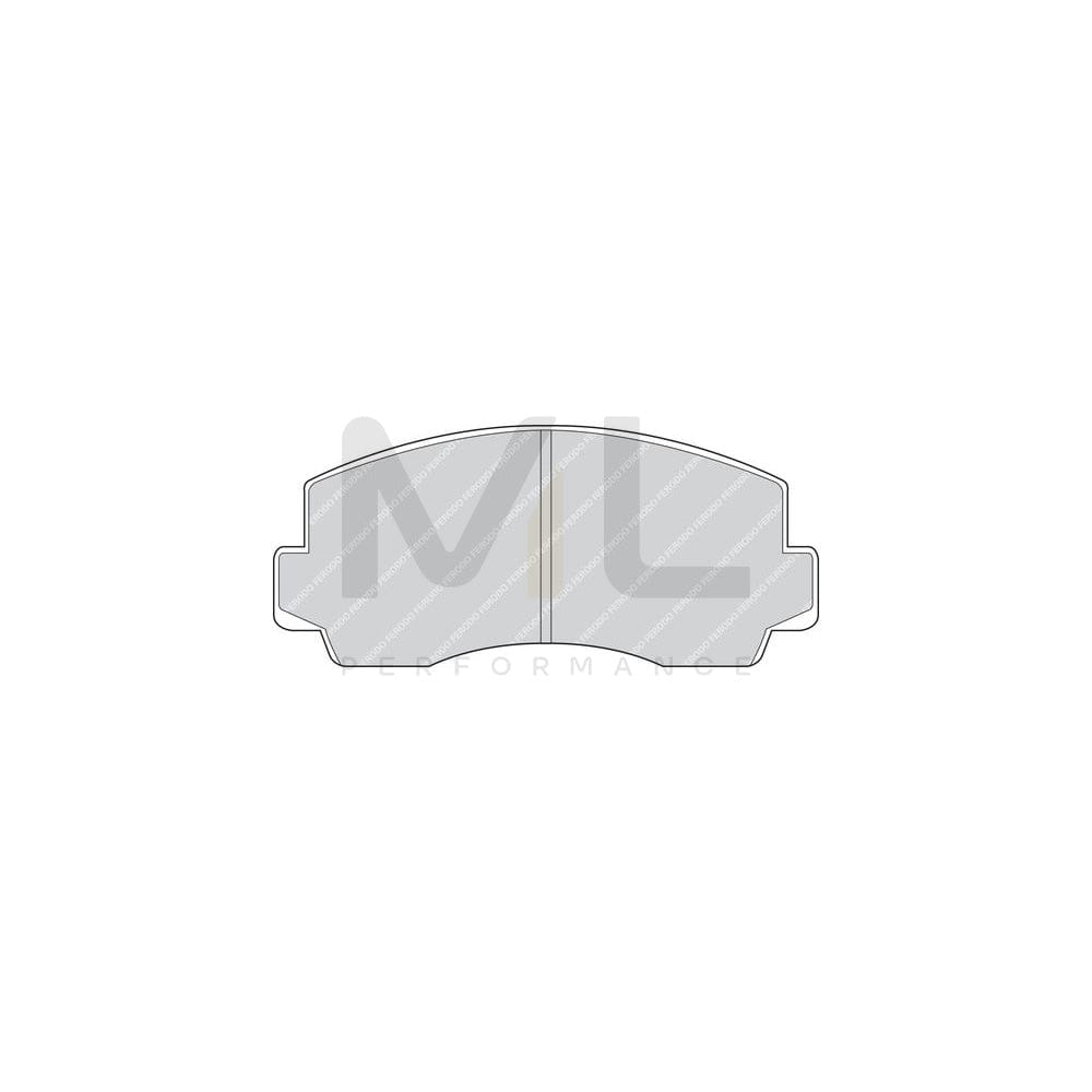 Ferodo Premier FDB170 Brake Pad Set Not Prepared for Wear Indicator