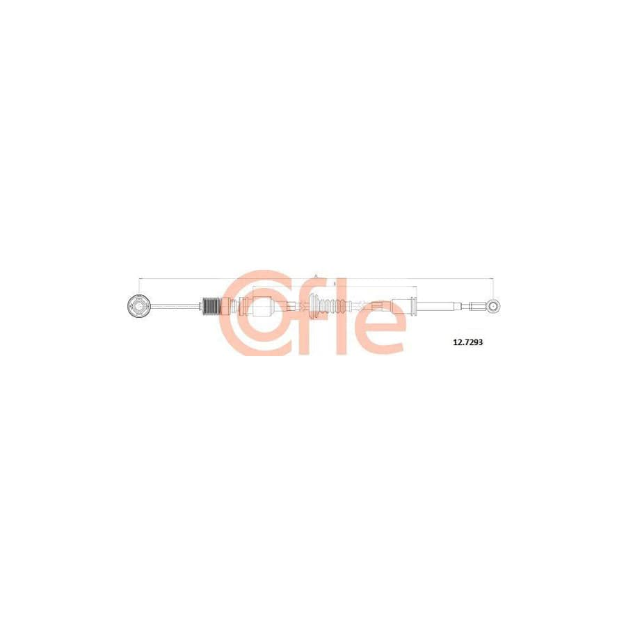 Cofle 12.505 Cable, Heater Flap
