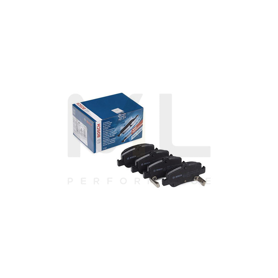 Bosch 0986494182 Brake Pad Set With Acoustic Wear Warning, With Anti-Squeak Plate, With Mounting Manual BP1133 | ML Performance Car Parts
