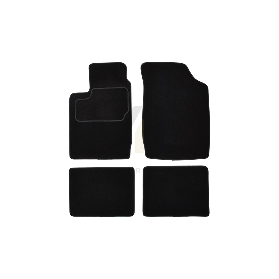 CUSTOPOL Tailored RNT120S Floor mat set Textile, Front and Rear, Quantity: 4, Grey