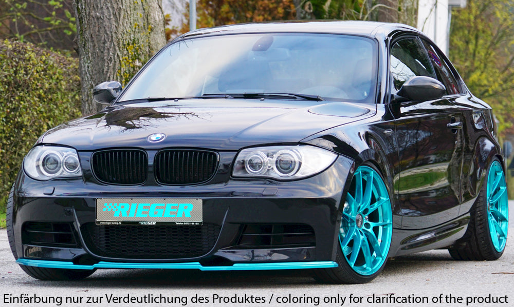 Rieger 00035044 BMW E82 E88 Front Splitter 6 |ML Performance UK Car Parts
