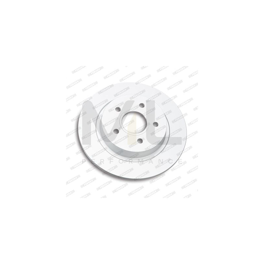 Ferodo DDF929C-1 Brake Disc Solid, Coated, With Bolts/Screws  - Pair