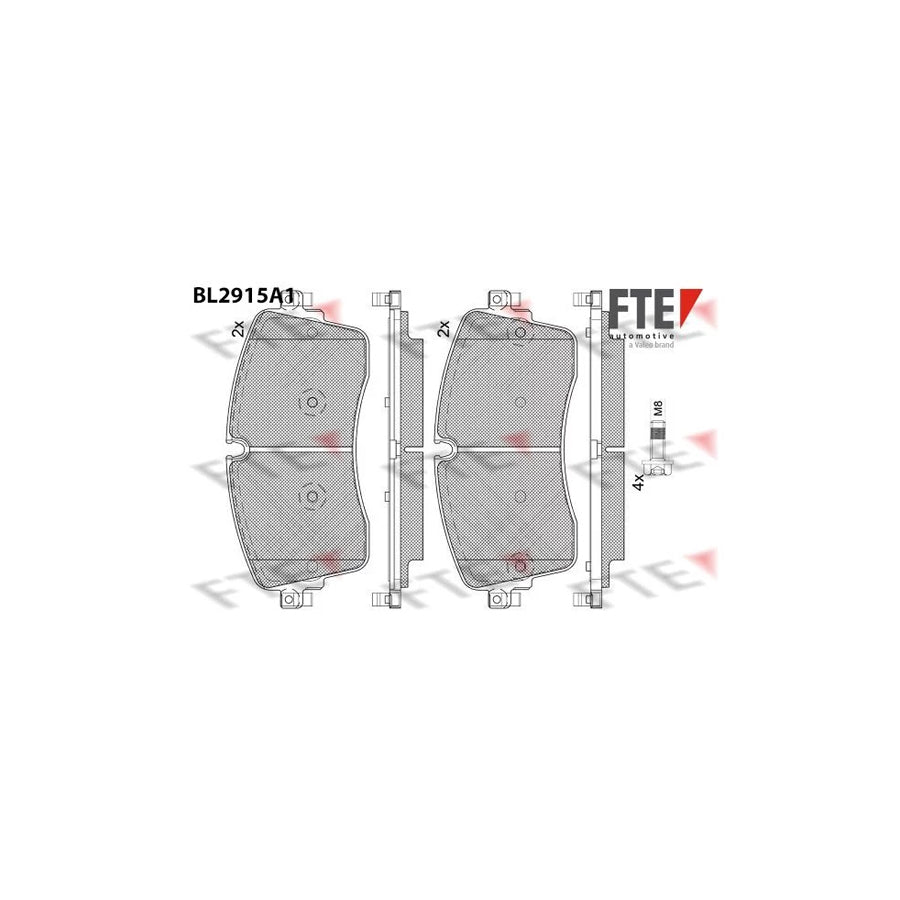FTE Bl2915A1 Brake Pad Set