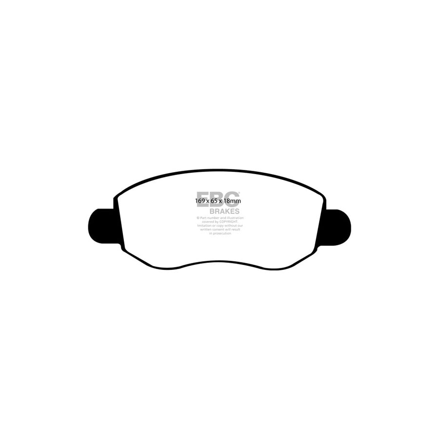 EBC DP1297 Ford Ultimax Front Brake Pads (Inc. Tourneo & Transit) 2 | ML Performance UK Car Parts