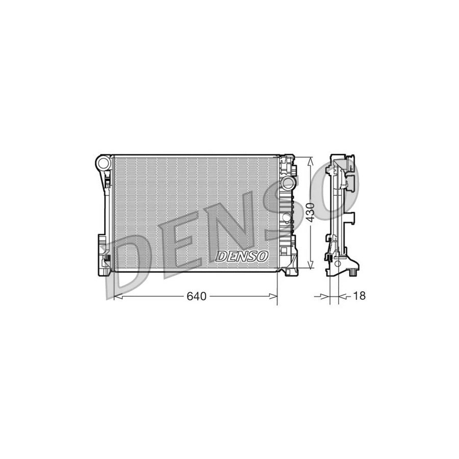 DENSO DRM17111 Engine Radiator