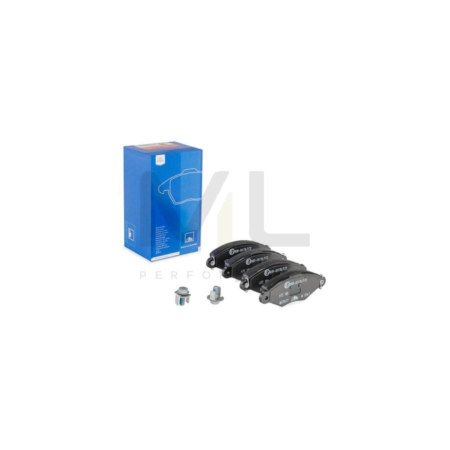 ATE 13.0460-3977.2 Brake pad set excl. wear warning contact, prepared for wear indicator, with brake caliper screws