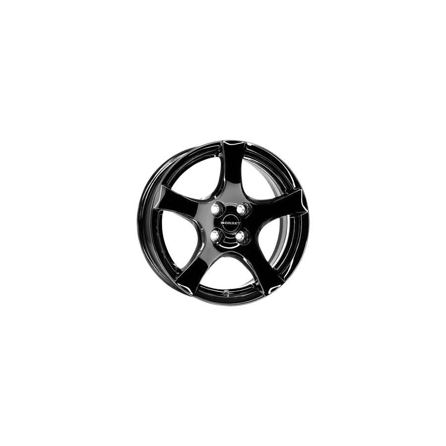 Borbet F 6.5x16 ET40 F 65640108472,5BG/T Glossy Black Wheel