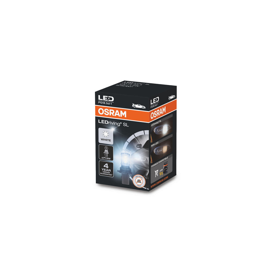 OSRAM  LEDriving SL P13W Cool White Bulb (x1) 12v 1.6W PG18.5d-1 828DWP 1 in Box