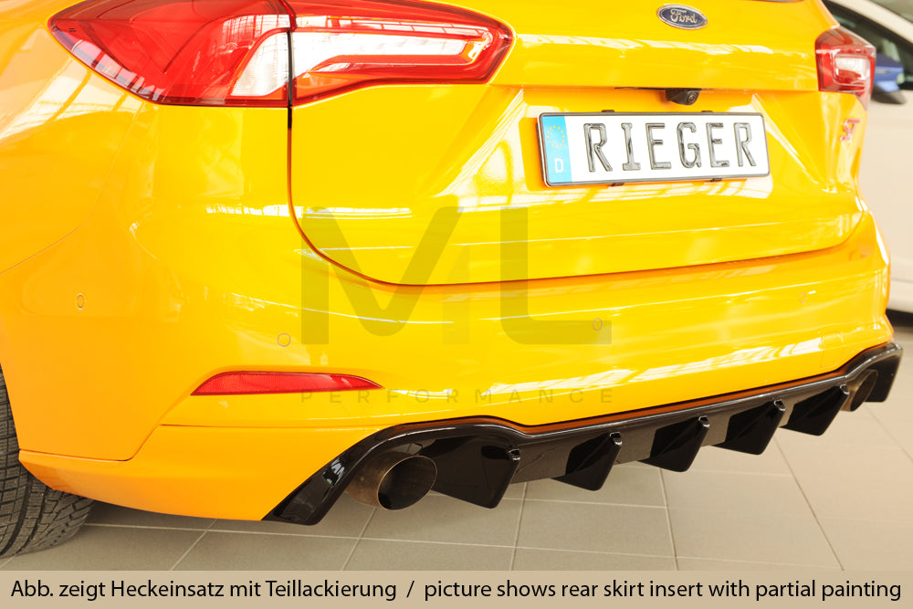 Rieger 00088241 Ford DEH Focus 4 ST Rear Diffuser 2 | ML Performance UK Car Parts
