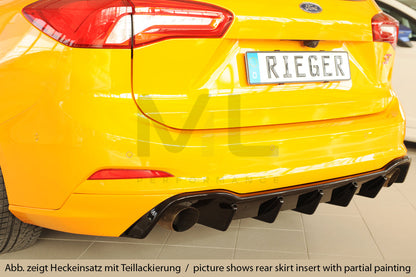 Rieger 00088241 Ford DEH Focus 4 ST Rear Diffuser 2 | ML Performance UK Car Parts