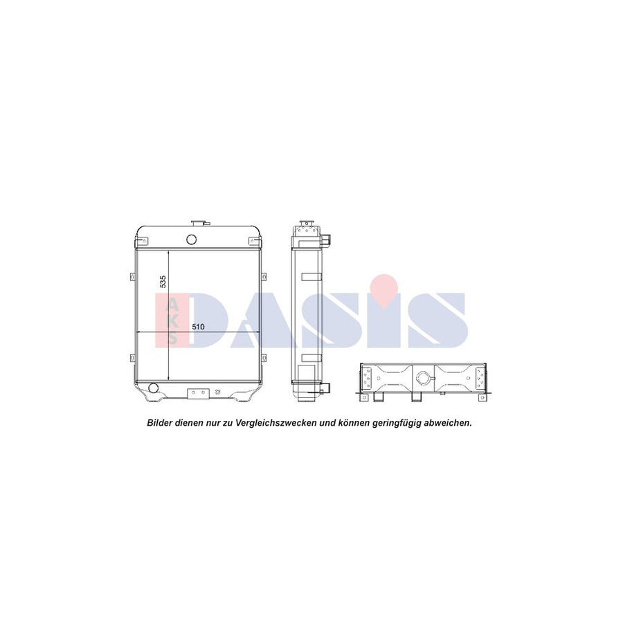 AKS Dasis 440523N Engine Radiator