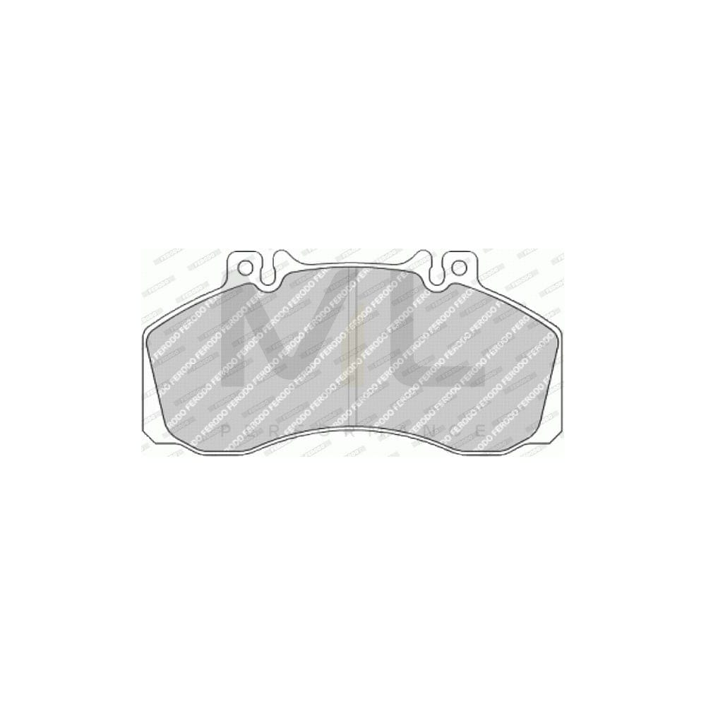 Ferodo Premier FVR501 Brake Pad Set Prepared for Wear Indicator, Without Accessories