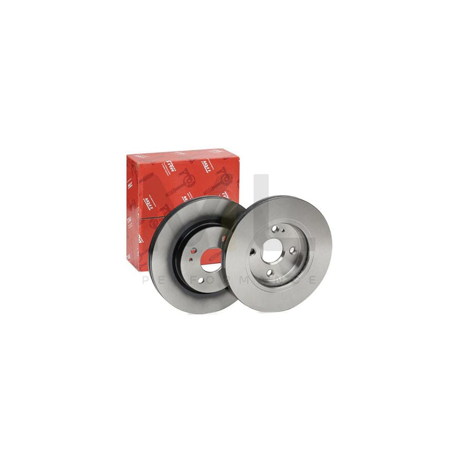 TRW DF4966 Brake Disc Vented, Painted  - 1 piece