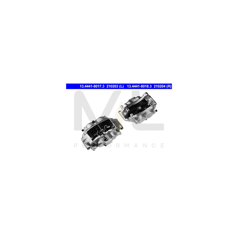 ATE 13.4441-8018.3 Brake Caliper with brake pads