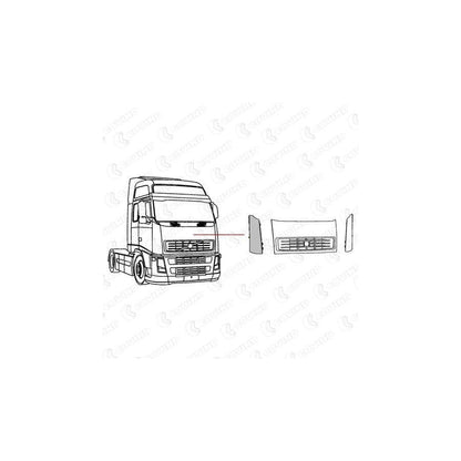 Covind 2Fh/160 Air Deflector, Driver Cab