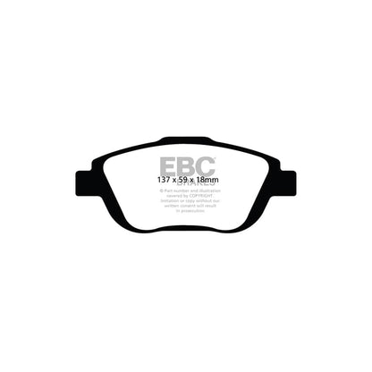 EBC PD40K557 Citroen C3 Picasso Ultimax Pad & Plain Disc Kit - Girling/TRW Caliper 2 | ML Performance UK Car Parts