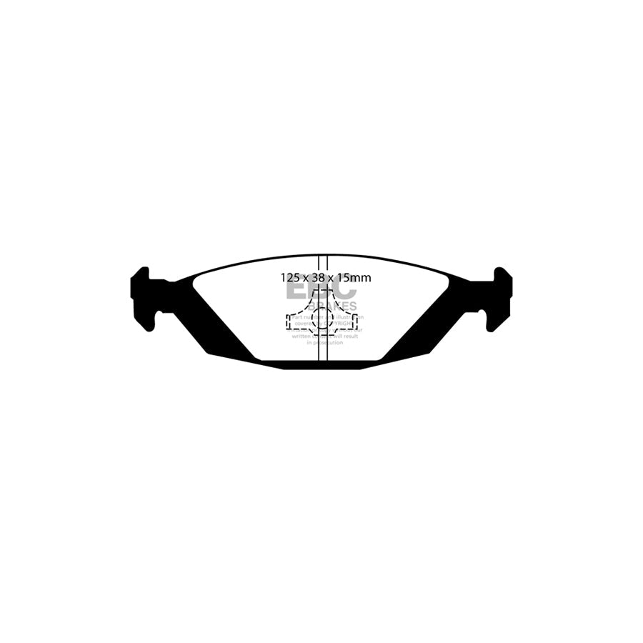 EBC PLK1748 Saab 9000 Yellowstuff Pads and Brake Line Performance Pack - ATE Caliper 3 | ML Performance UK Car Parts