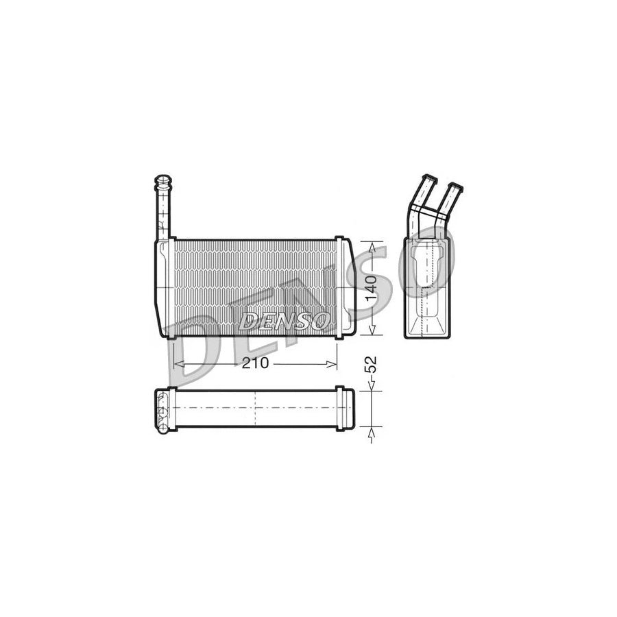 DENSO DRR10011 Heater Matrix for Ford Transit