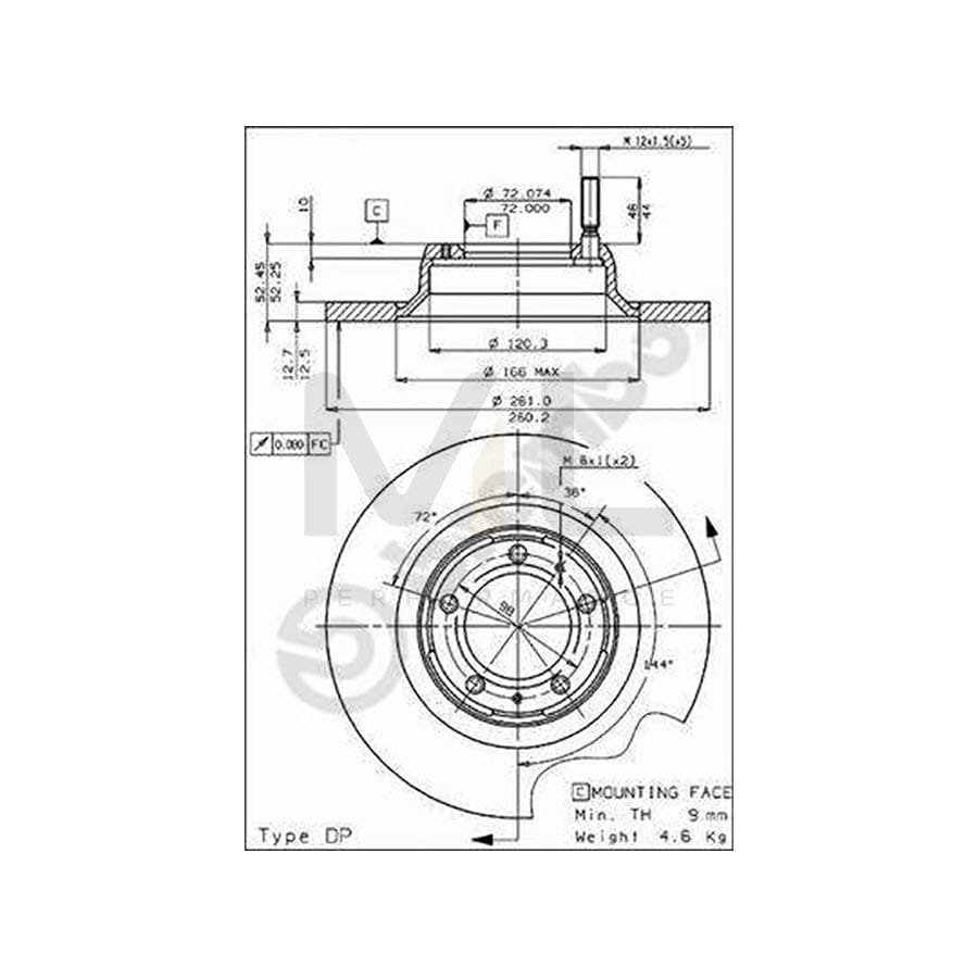 brembo-08-4070-20-brake-disc-solid