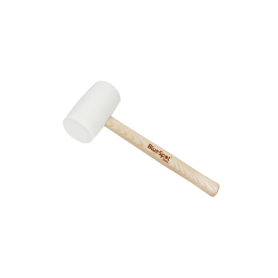 BlueSpot Tools B/S26530 White Rubber Mallet 454g (16oz)
