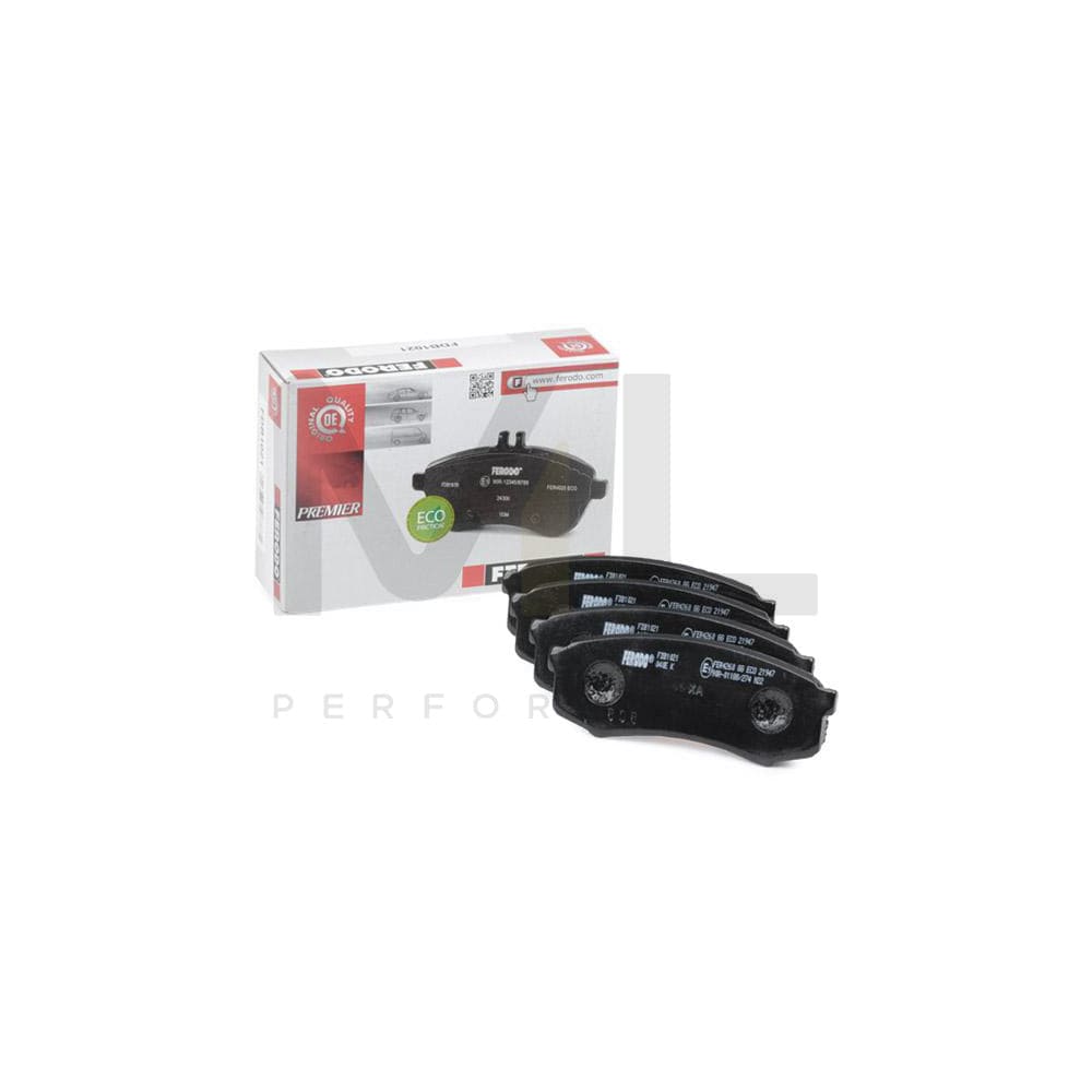 Ferodo Premier Eco Friction FDB1021 Brake Pad Set Not Prepared for Wear Indicator, Without Accessories