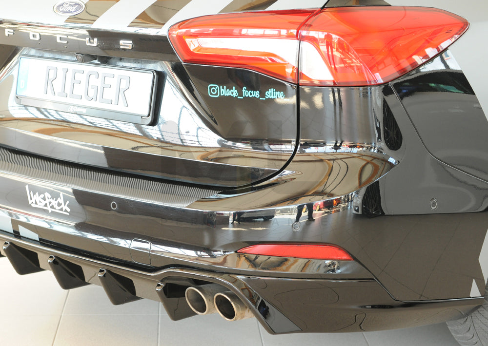 Rieger 00088240 Ford DEH Focus 4 Rear Diffuser (Inc. Focus 4 ST) 3 | ML Performance UK Car Parts