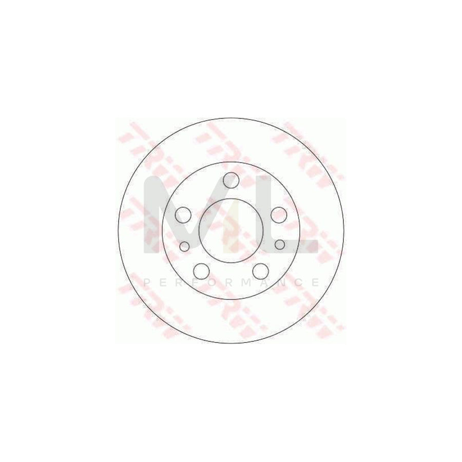 TRW DF4321 Brake Disc suitable for MERCEDES-BENZ SPRINTER Vented, High-carbon  - 1 piece