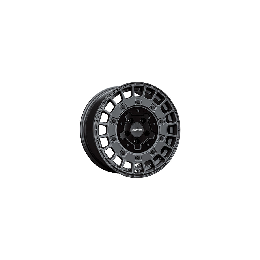 SuperMetal Rig 8x18 ET45 58046 Ultra Matt Grey Wheel