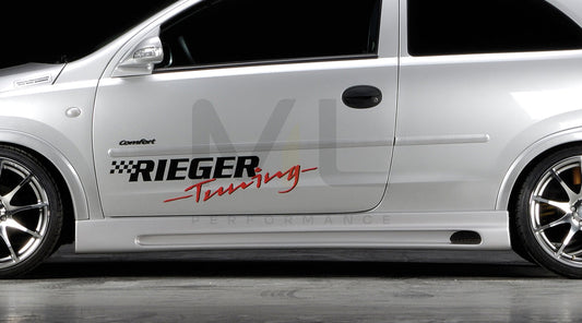 Rieger 00058926 Opel Corsa C Side Skirt 1 | ML Performance UK Car Parts