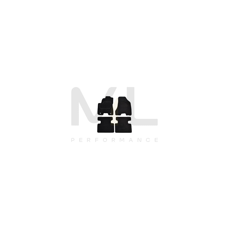 CUSTOPOL Tailored HYU215S Floor mat set for HYUNDAI Tucson (JM) Textile, Front and Rear, Quantity: 4, Grey