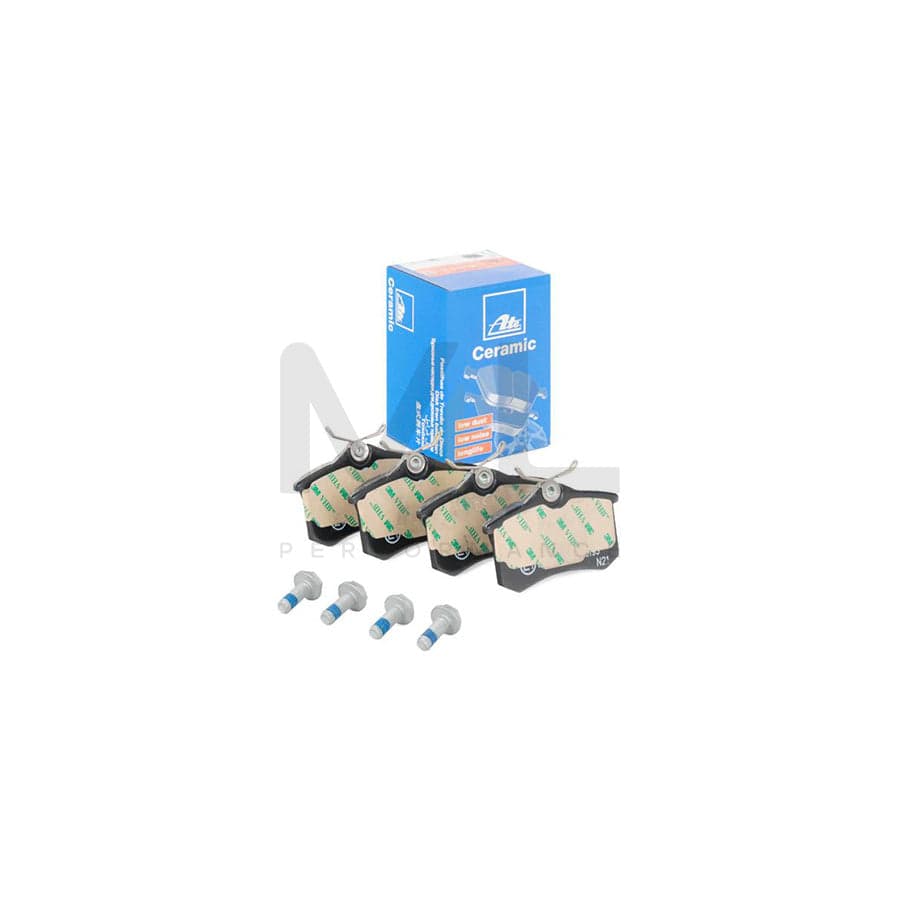 ATE Ceramic 13.0470-2845.2 Brake pad set excl. wear warning contact, with brake caliper screws, with accessories