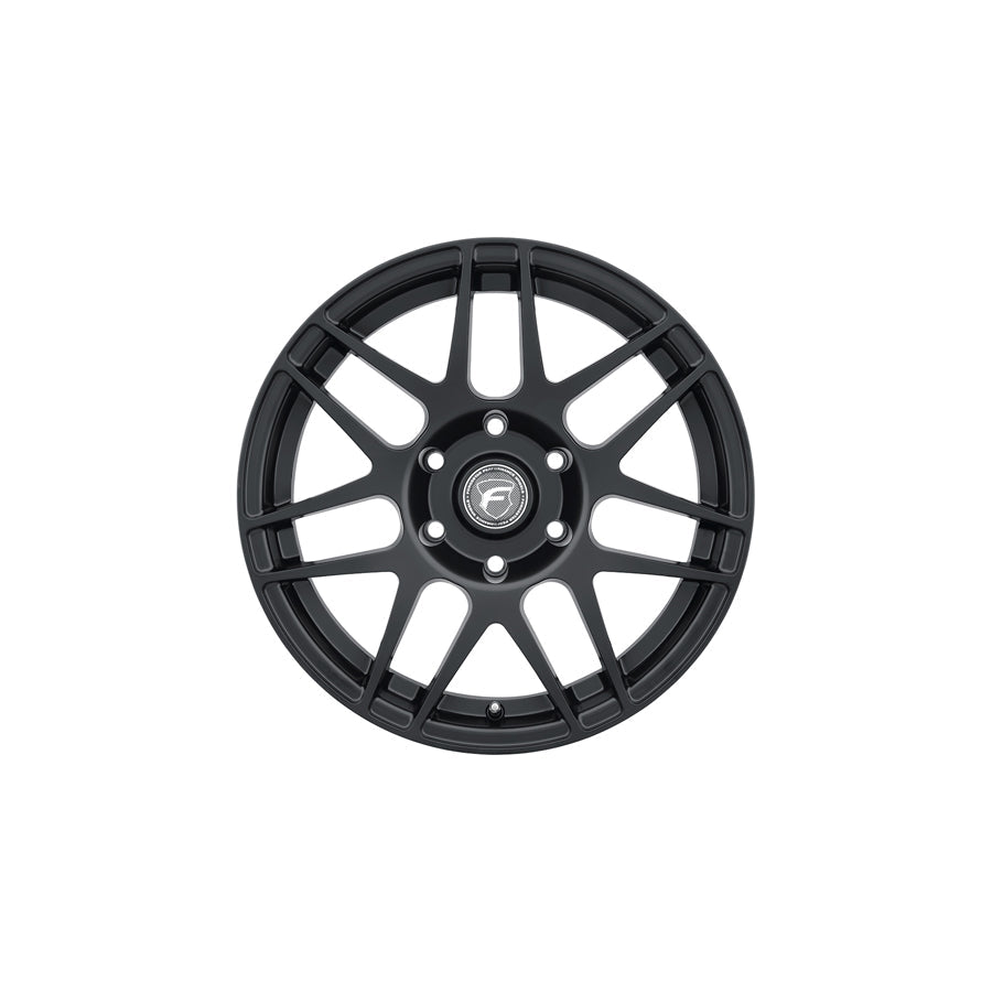 Forgestar F1727C097N12 17x5 F14 Drag Semi Concave 6x115 ET-12 BS2.5 Satin Black Drag Racing Wheel
