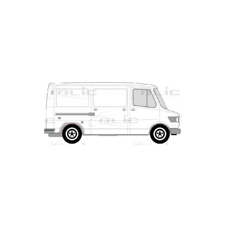 Blic 6504-03-3545552Pp Repair Panel Suitable For Mercedes-Benz T1 Bus