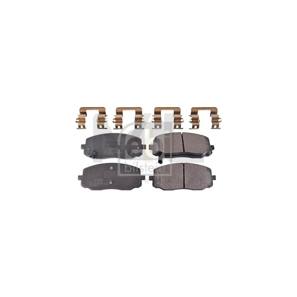 Febi Bilstein 116299 Brake Pad Set Front Axle, With Acoustic Wear Warning, With Attachment Material | ML Performance Car Parts