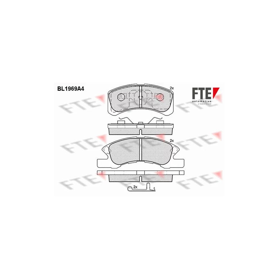 FTE Bl1969A4 Brake Pad Set
